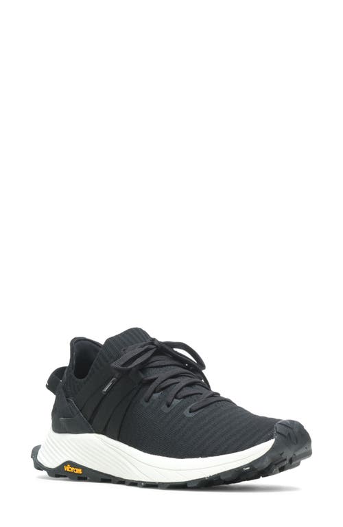 Embark Lace-Up Running Shoe in Black/White