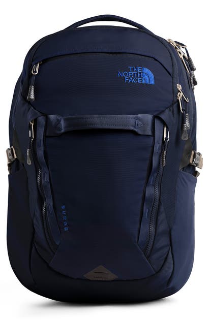 The North Face Surge Backpack In Montague Blue/tnf Blue