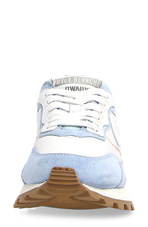 Shop Voile Blanche Qwark Hype Sneaker In Sky Blue White