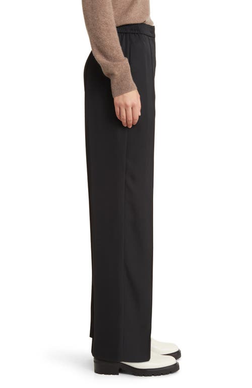 Rails Alta High Waist Straight Leg Pants In Shiny Black
