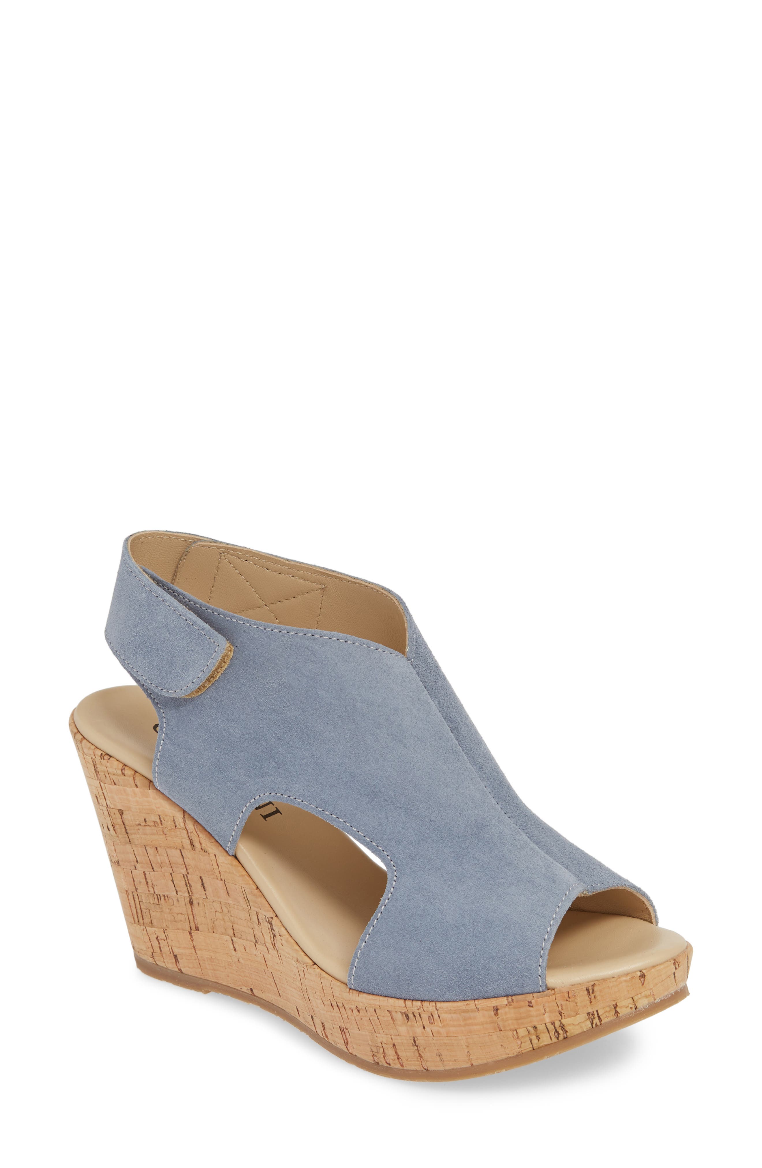 Cordani Reed Wedge Sandal - Blue