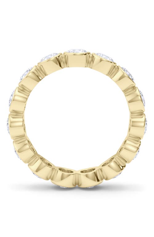 Hautecarat Round Cut Lab Created Diamond Eternity Ring In 18k Yg