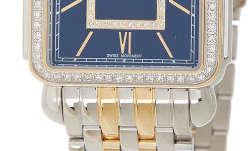 Michele Deco Two-tone Diamond Embellished Bracelet Watch, 20mm X 43mm In 2t Silver/gold
