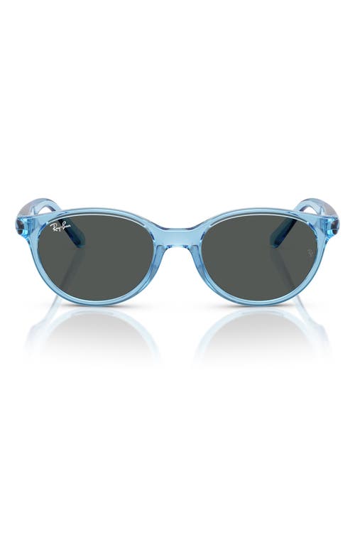 Ray-Ban Kids' 47mm Oval Sunglasses in Blue 