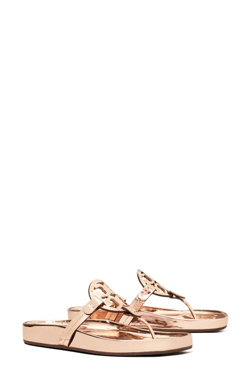 Tory Burch Miller Cloud Sandal In Rose Gold