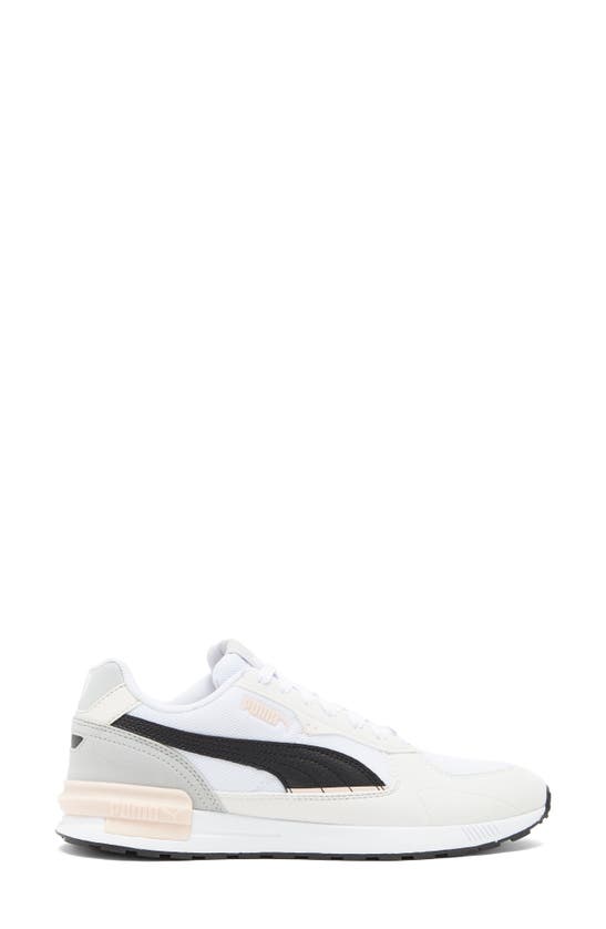 Shop Puma Lace-up Graviton Sneaker In Alpine Snow- White-amber