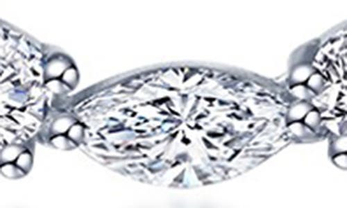 Lafonn Simulated Diamond Circle Pendant Necklace In Silver