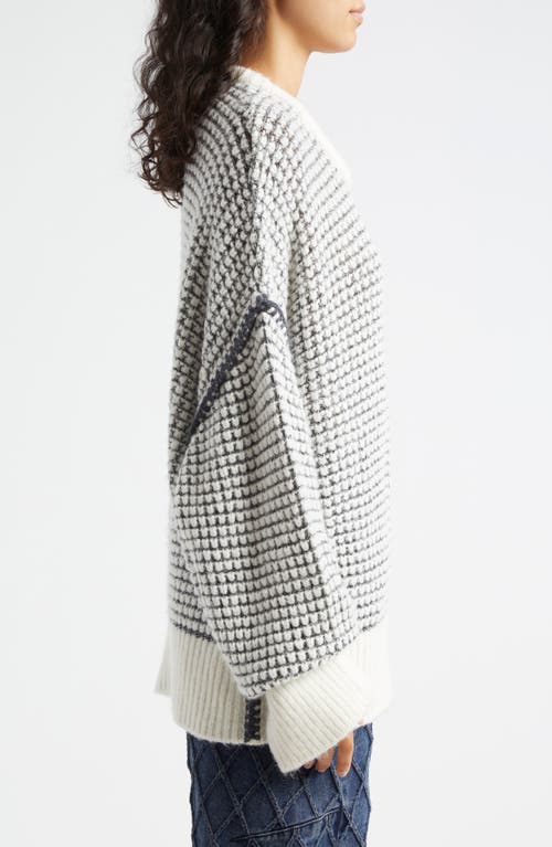 Shop Rag & Bone Katie Oversize Sweater In Ivorymult