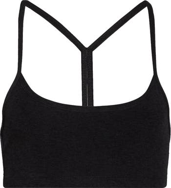 Beyond Yoga Lux Blocked Out Racerback Sports Bra in Rainy Clouds Large mesh  back