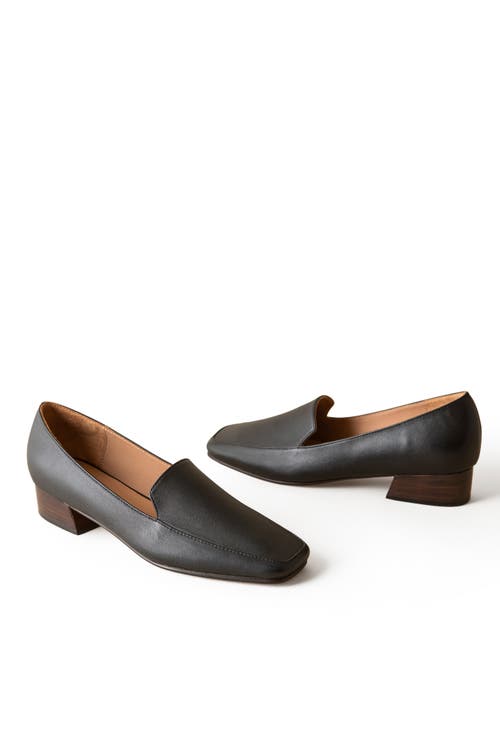 Huma Blanco Charlie Heeled Loafer In Coal