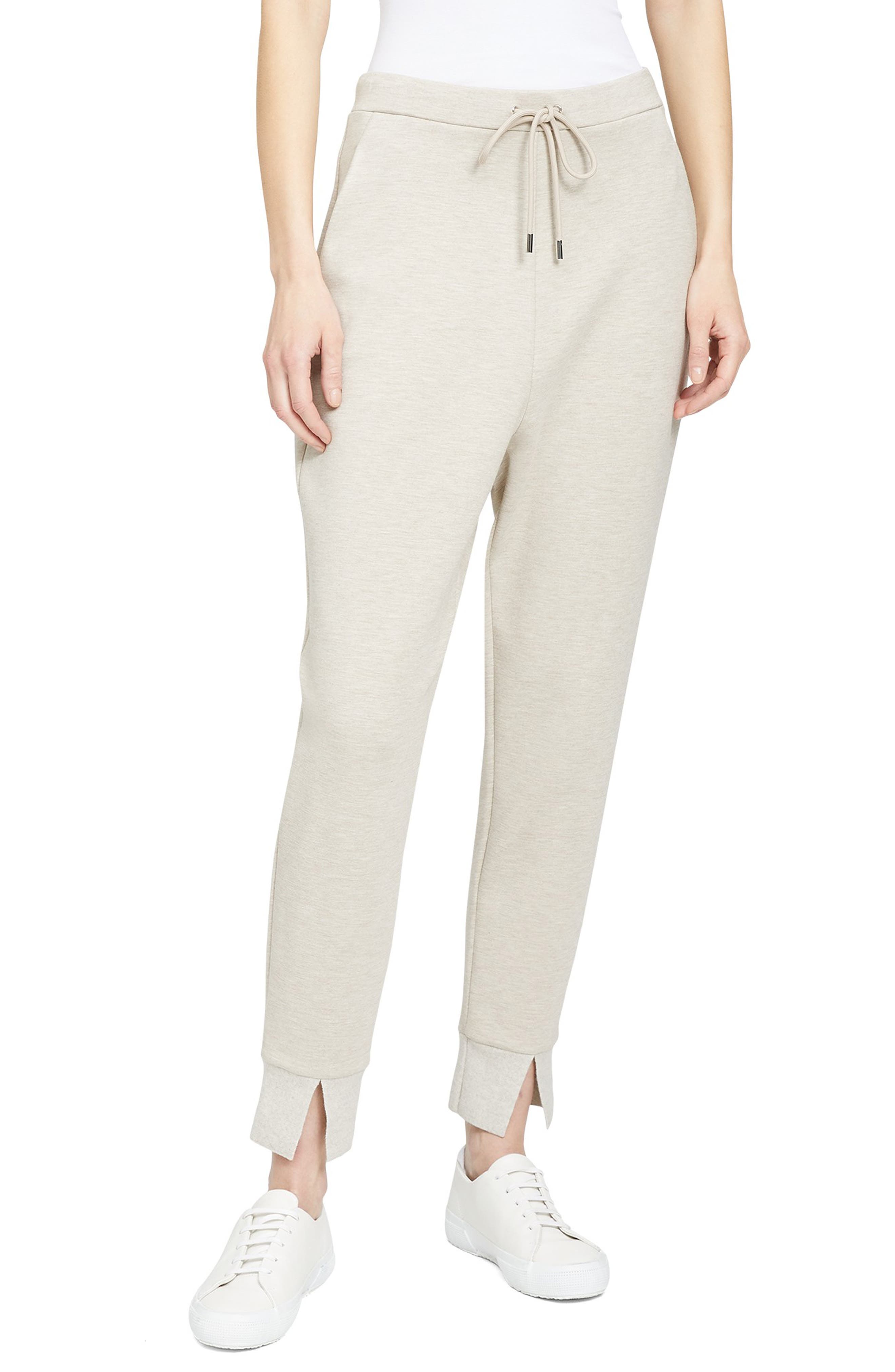 Theory Demitria Slit Front Pull On Pants