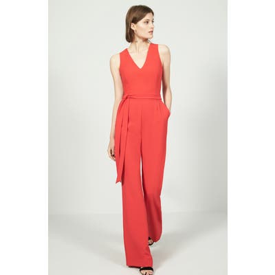 Vince Camuto Tie Front Wide Leg Jumpsuit