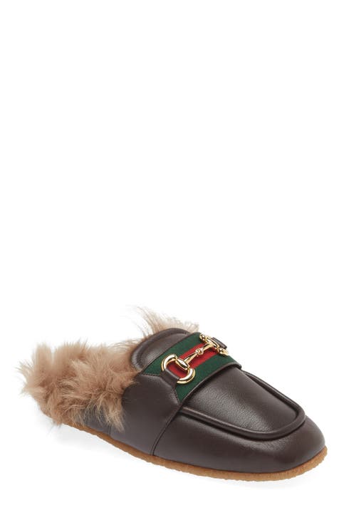 Gucci loafers men with sales fur