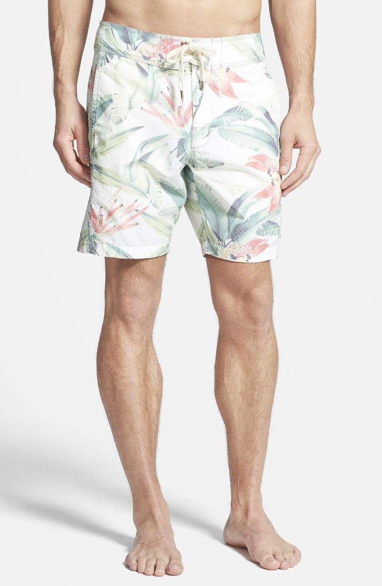 Tommy Bahama 'Acapulco Palms' Floral Print Dobby Board Shorts | Nordstrom