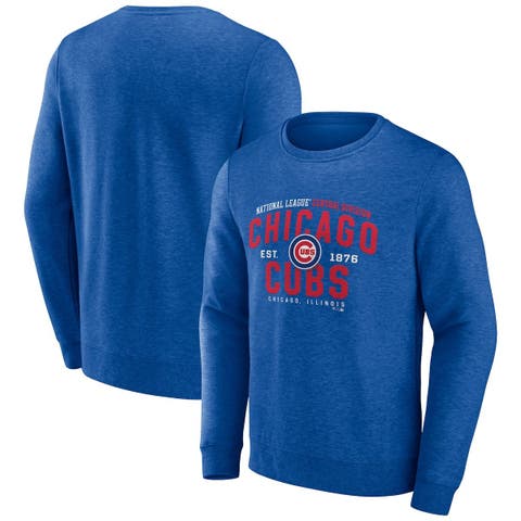 Chicago Cubs FOCO Wordmark Oversized Pullover Hoodie - Royal