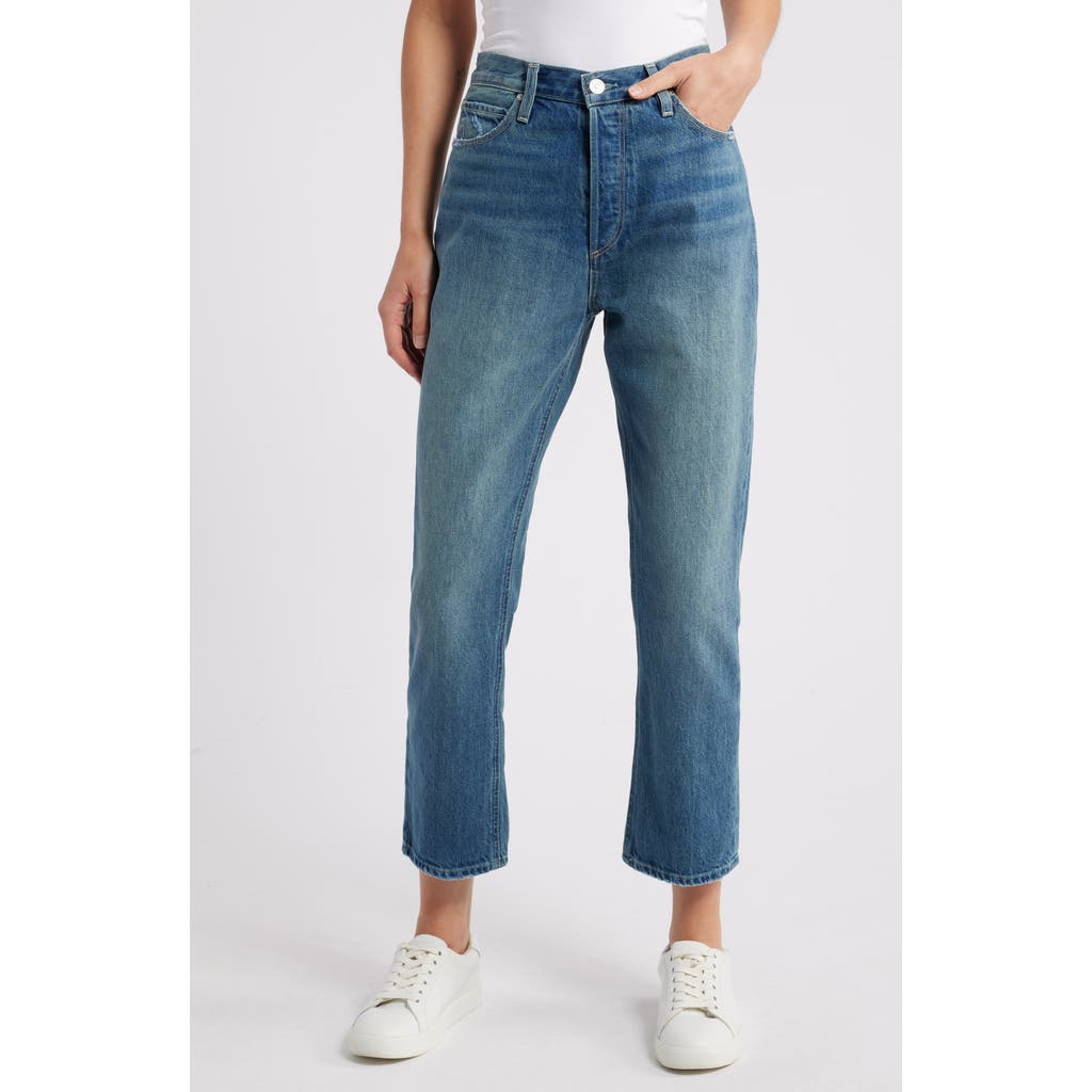PAIGE PAIGE BILLY HIGH WAIST ANKLE STRAIGHT LEG JEANS