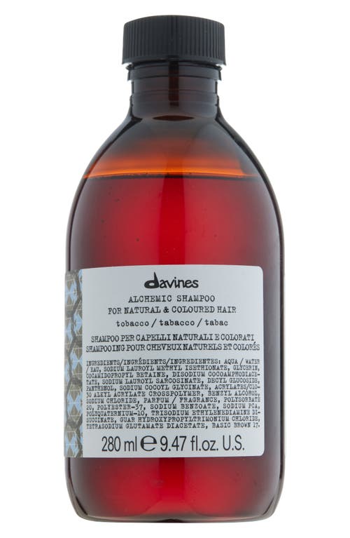Davines Alchemic Shampoo For Tobacco Tones In No Color