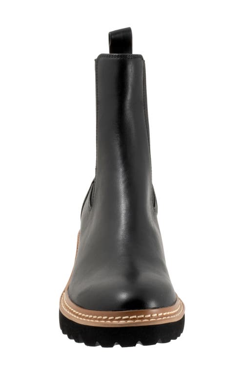 Eos Footwear Linear Chelsea Boot In Black