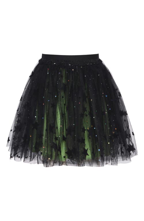 Shop Truly Me Kids' Star Tulle Tutu Skirt In Green Multi