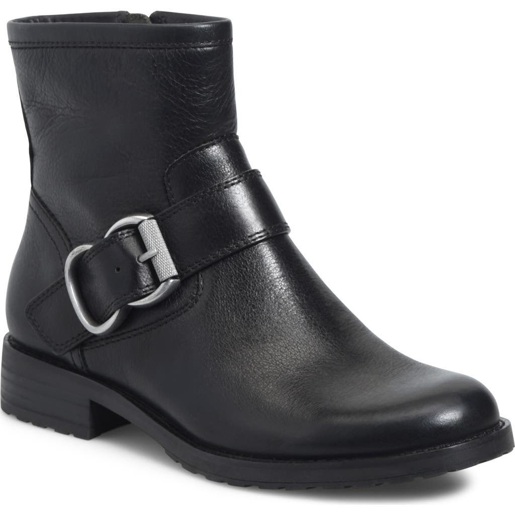 Söfft Brie Water Resistant Moto Bootie In Black