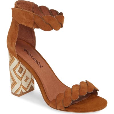 Jeffrey Campbell Ankle Strap Sandal, Brown