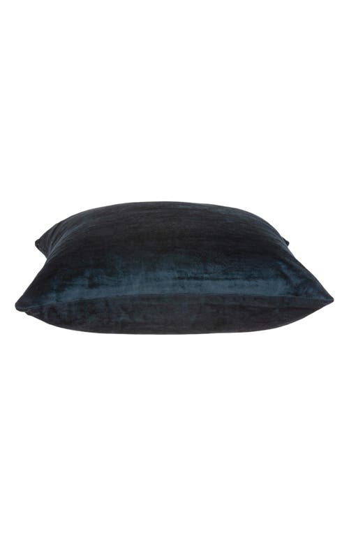 Parkland Collection Kyan Square Transitional Throw Pillow In Dark Blue