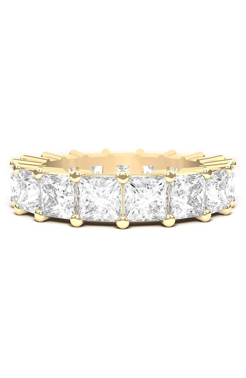 Shop Hautecarat Lab Created Diamond Eternity Ring In Yellow Gold