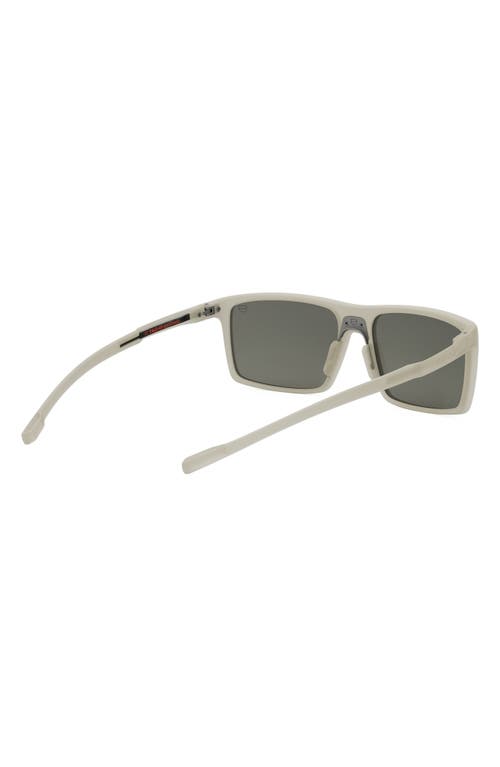 Shop Tag Heuer Bolide 57mm Rectangular Sunglasses In Grey/other/smoke