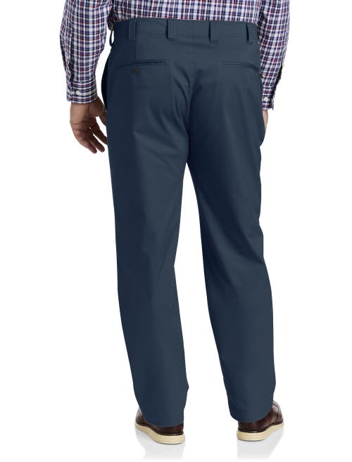 Oak Hill By Dxl Straight-fit Tech Pants In Blue Nights