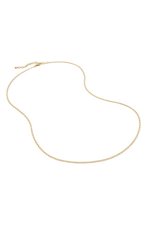Oval Link Chain Necklace in 18Ct Gold Vermeil