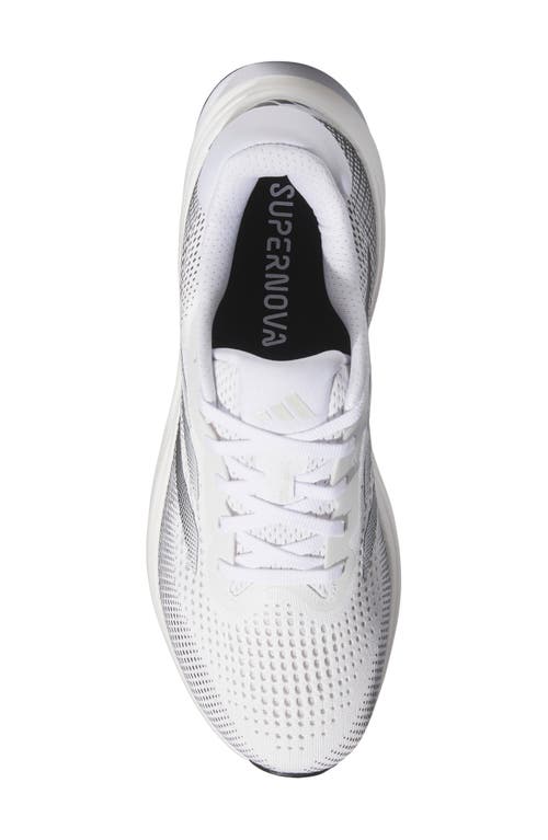 Shop Adidas Originals Adidas Supernova Rise Running Shoe In White/black/metallic