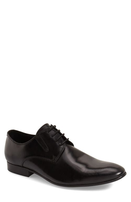 Kenneth Cole New York 'Mix-Er' Plain Toe Derby in Black Leather