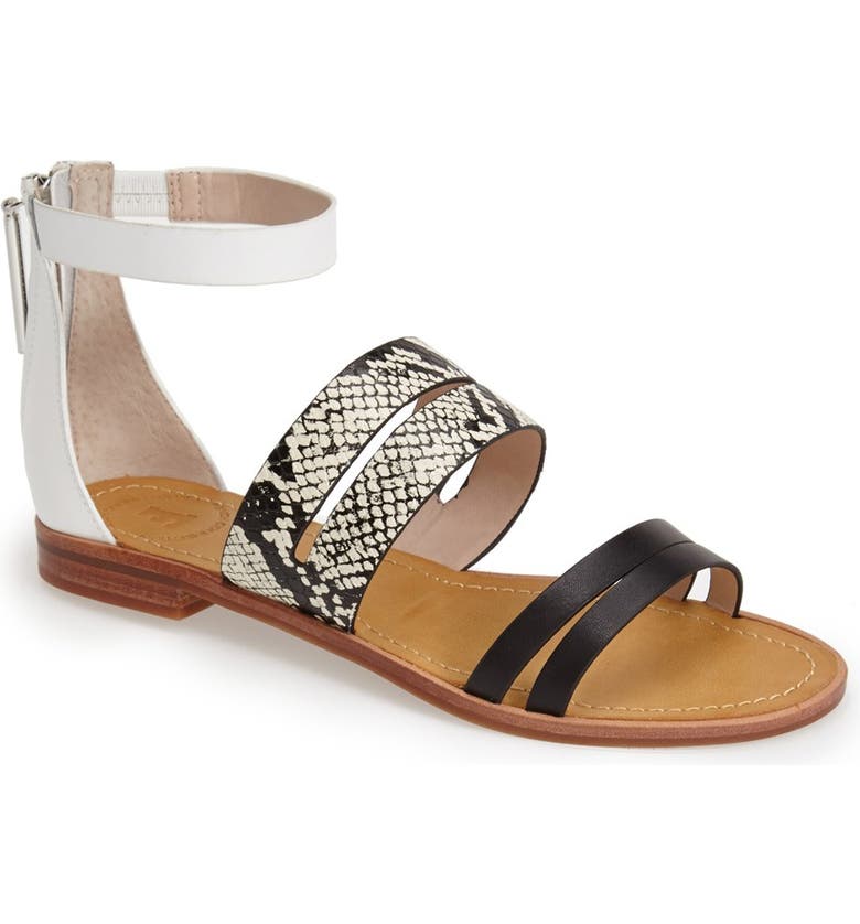 French Connection 'Harley' Leather Ankle Strap Sandal (Women) | Nordstrom