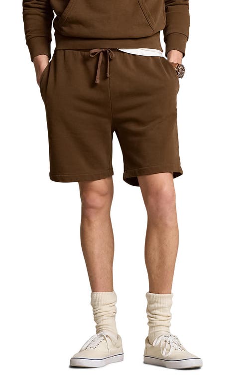 Polo Ralph Lauren French Terry Drawstring Shorts Pale Russet at Nordstrom,