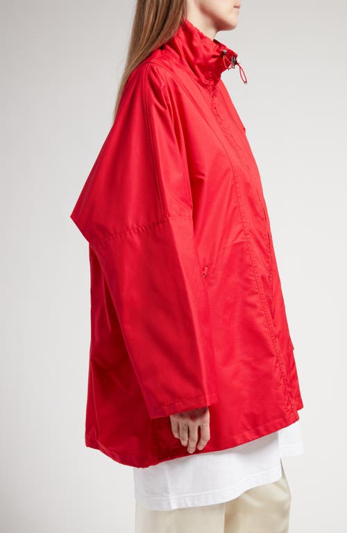 Shop The Row Dune Oversize Windbreaker In Scarlet