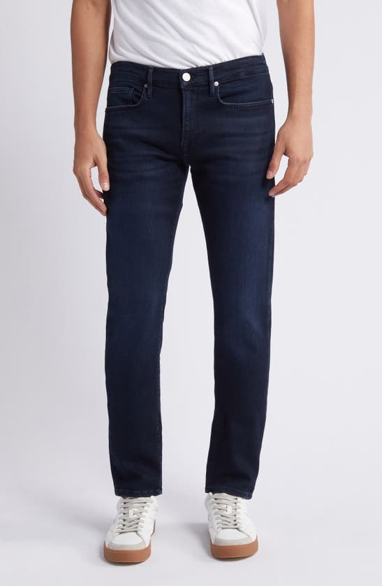 Shop Frame L'homme Slim Superstretch Jeans In Onyx Indigo