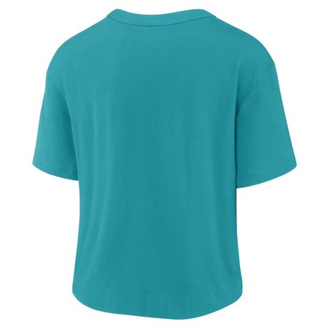 '47 Women's Miami Dolphins Breezy Aqua T-Shirt