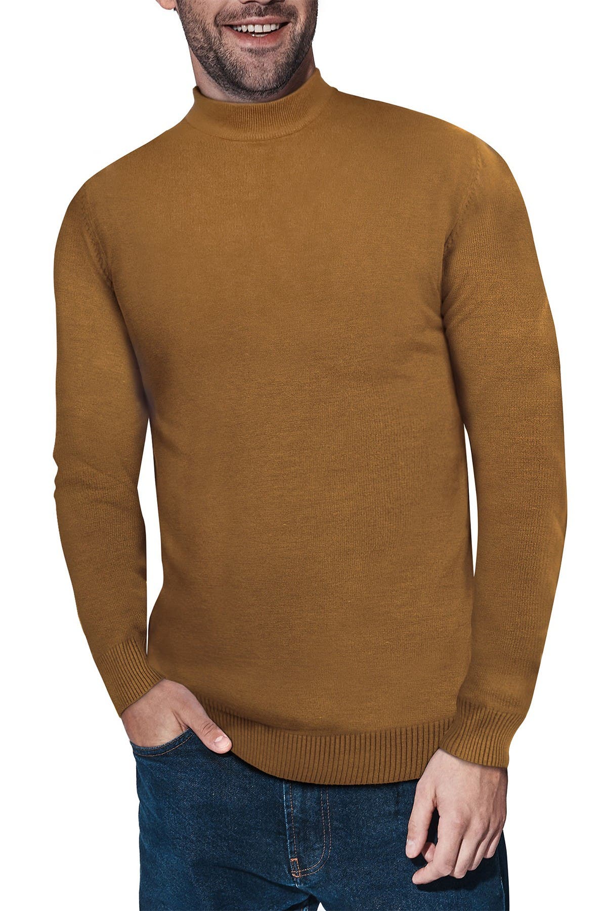 mens mock neck jumper