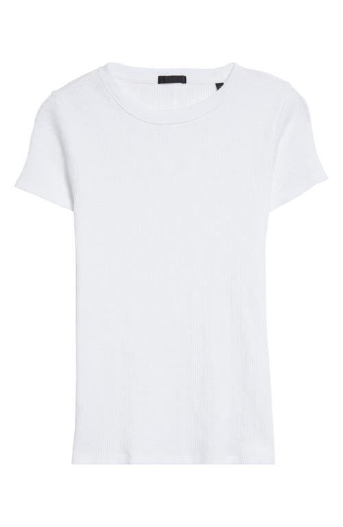 Shop Atm Anthony Thomas Melillo Rib Cotton T-shirt In White