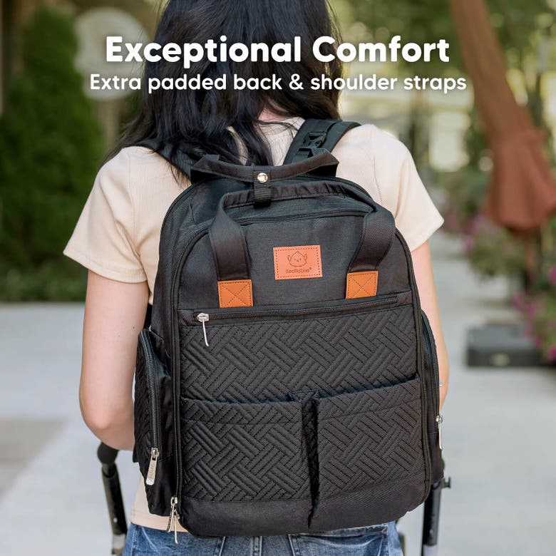 Keababies Bree Diaper Backpack In Charcoal