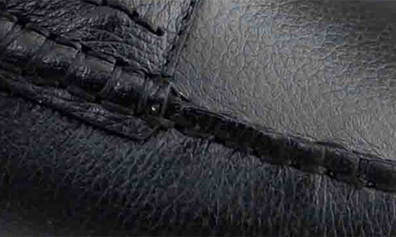Marc Joseph New York Hamilton Penny Strap Driving Loafer In Black Grainy