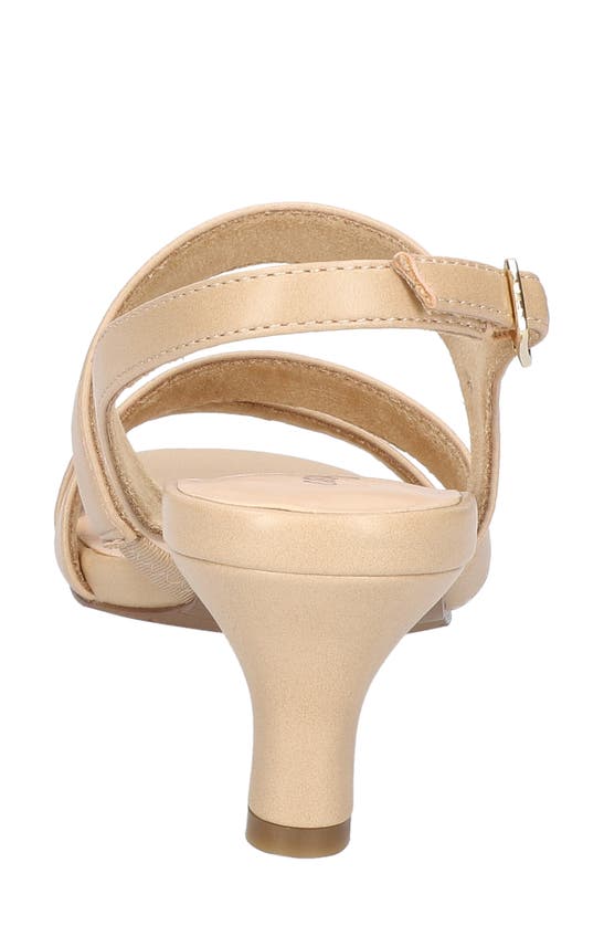 Shop Easy Street Como Strappy Sandal In Beige