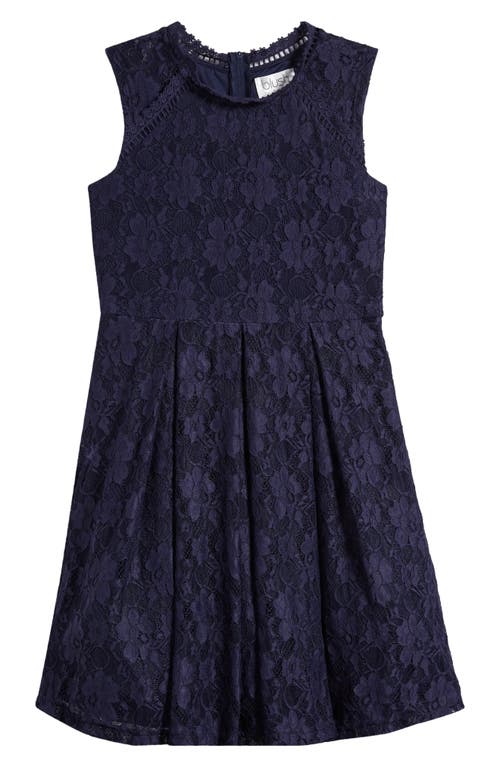 BLUSH by Us Angels Kids' Lace Party Dress in Navy at Nordstrom, Size 16