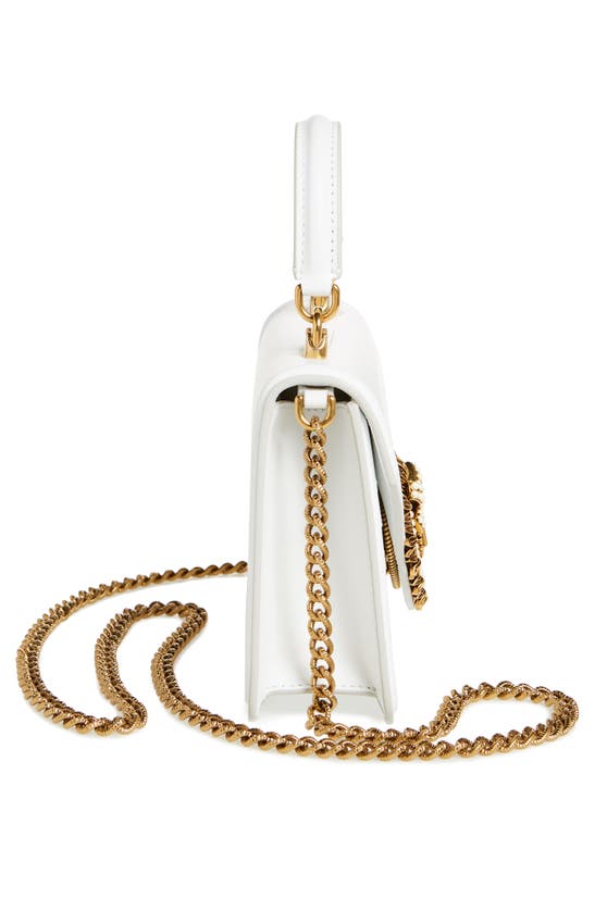 Dolce & Gabbana Mini Devotion Bag In Optical White