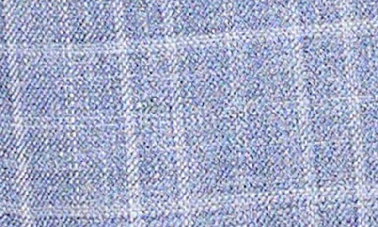 Shop Jb Britches Plaid Wool & Silk Blend Sport Coat In Light Blue