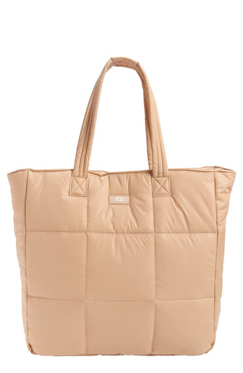UGG(r) Ellory Quilted Nylon Tote in Driftwood