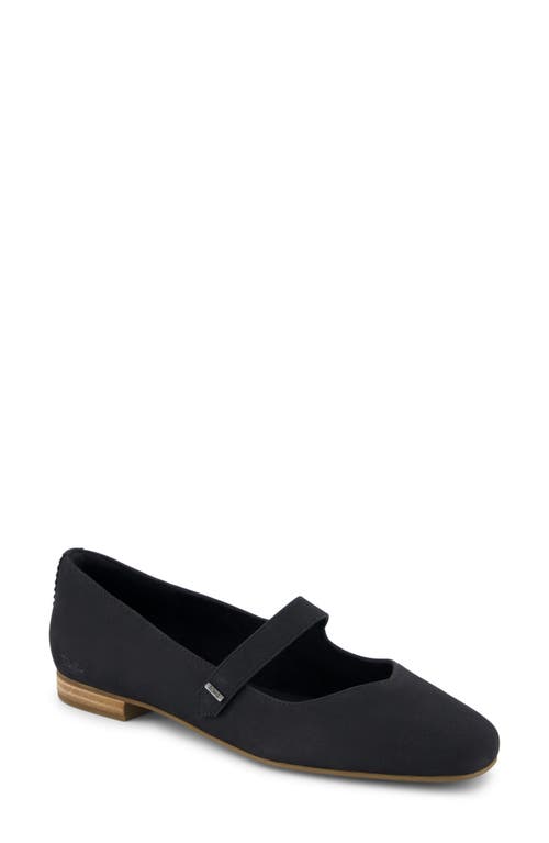 TOMS Bianca Mary Jane Flat Black at Nordstrom