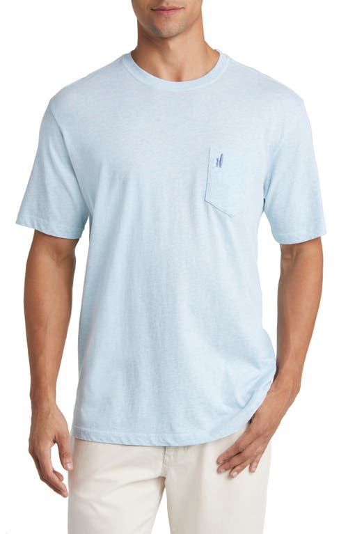 Dale Heathered Pocket T-Shirt in Whaler