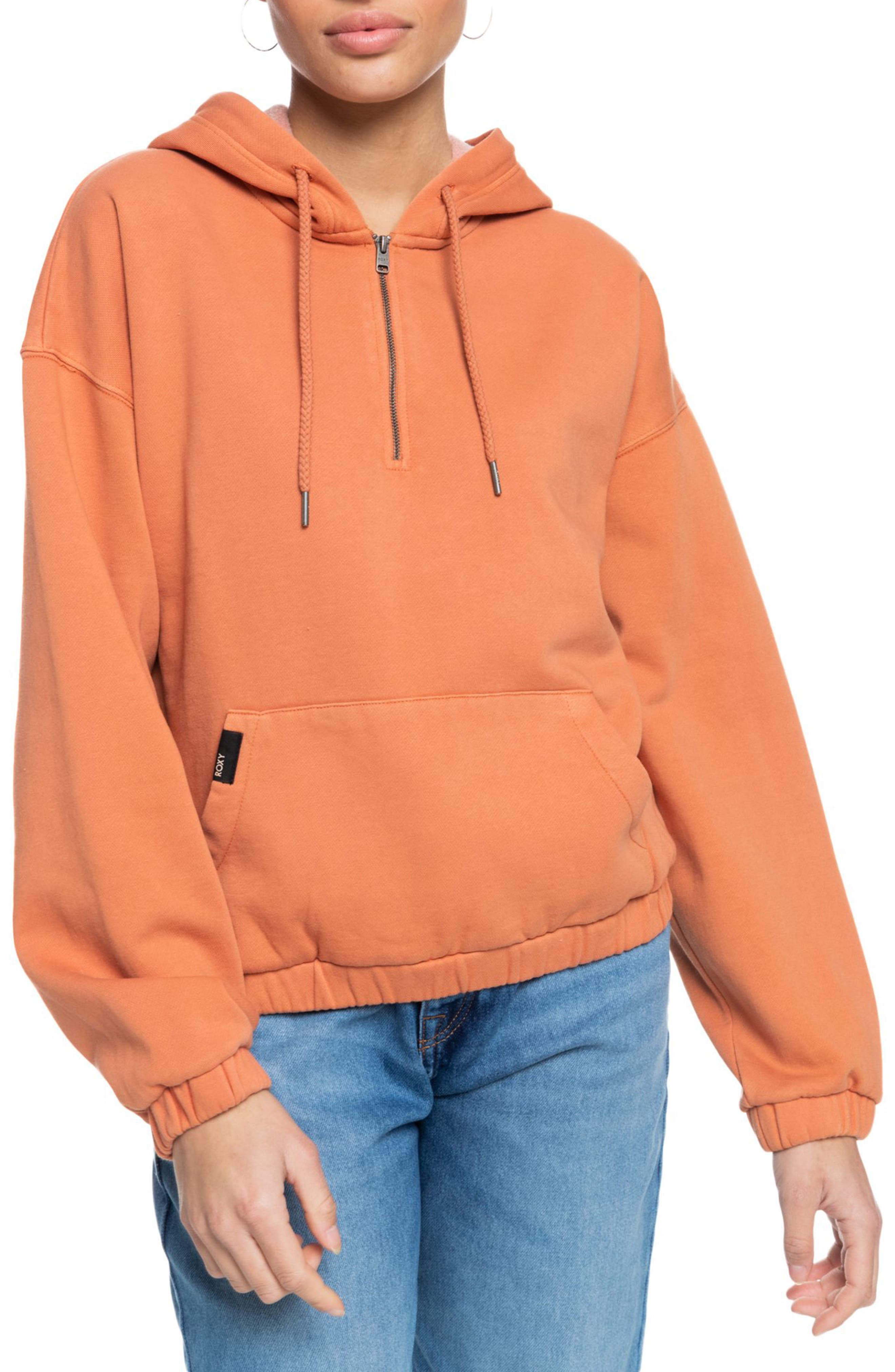 ROXY Zip Up Fleece Hoodie Sweater Streetwear Clothing Size M