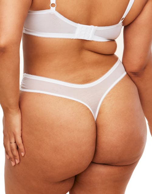 Adore Me Nolie Thong Panties In White